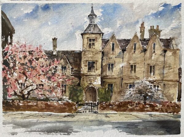 Oakham School House (Original Watercolour)