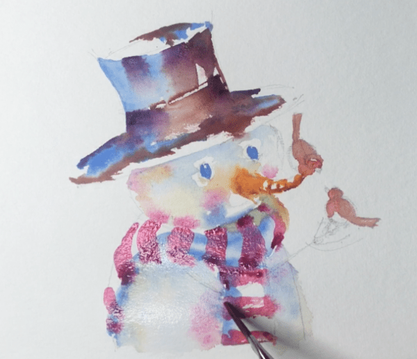 Loose Beginners Snowman & Robins - Image 2