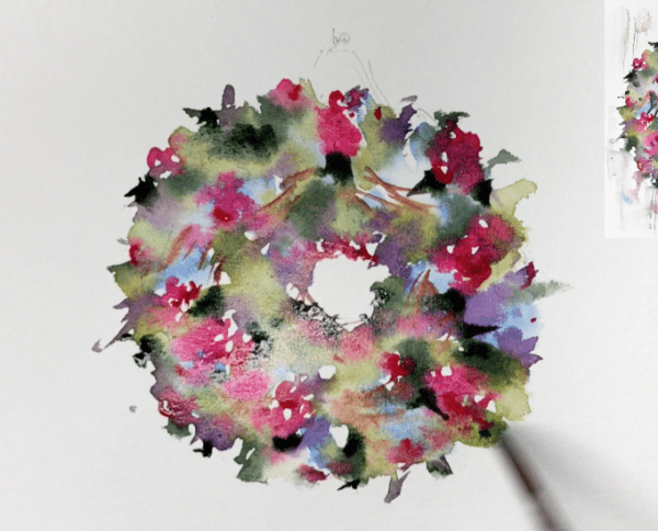 Loose Beginners Christmas Wreath - Image 3